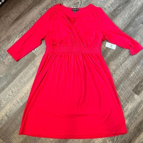 Harper 241 3/4 Length‎ Sleeve Dress-Size 1X - Picture 2 of 9